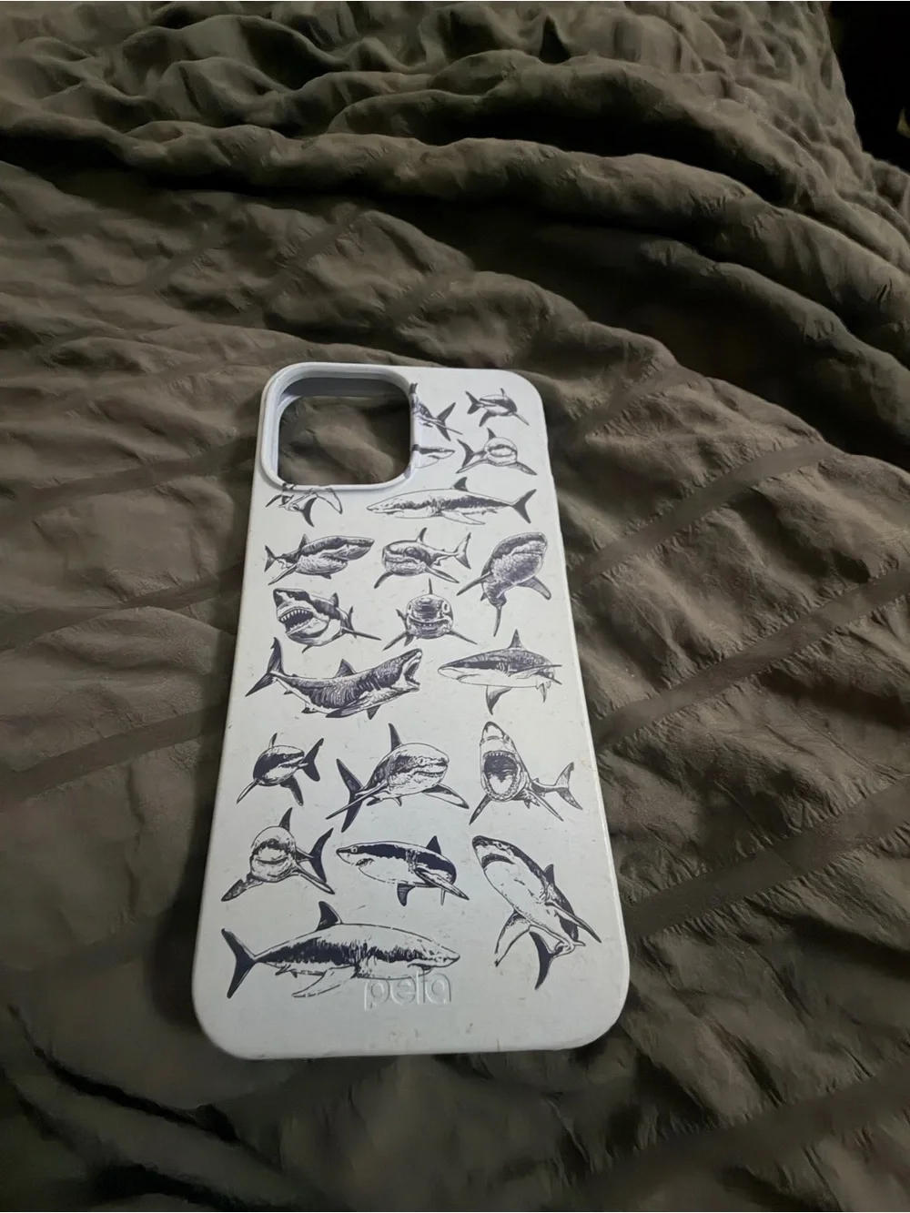 Pela Powder Blue Great White Shark iPhone 13 Pro Max Case